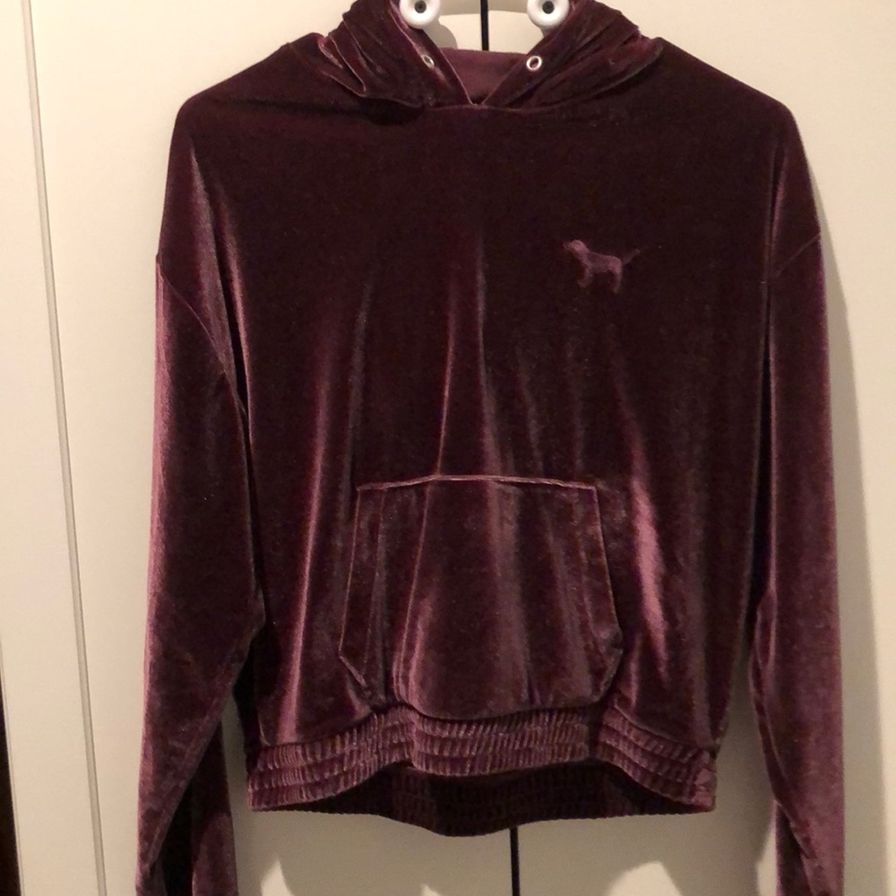 Pink Suede Hoodie